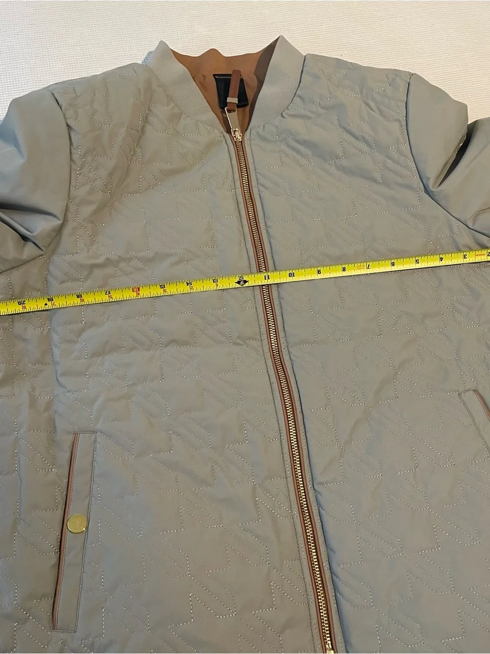 Porsche Heritage Women’s Reversible Jacket Brown Grey Size M